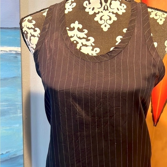 Toga Pulla, Pinstripe Black Cupra Body w/Attached Mesh Hem, Excellent Condition - Picture 13 of 14